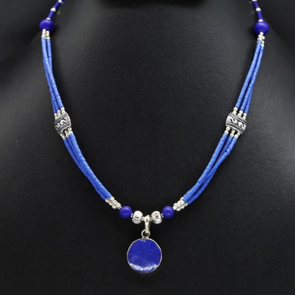 Turquoise, Lapis and Coral necklaces - Picture 6 of 15